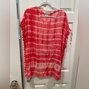 Tie dye coverup